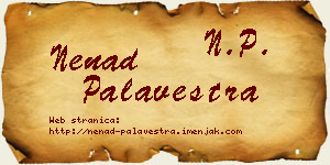 Nenad Palavestra vizit kartica